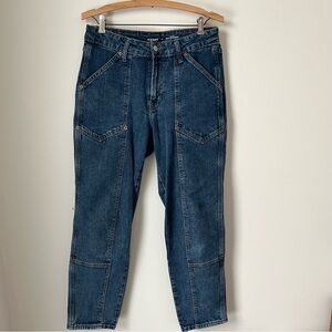 Old navy women’s high rise straight jeans utility seamed size 4